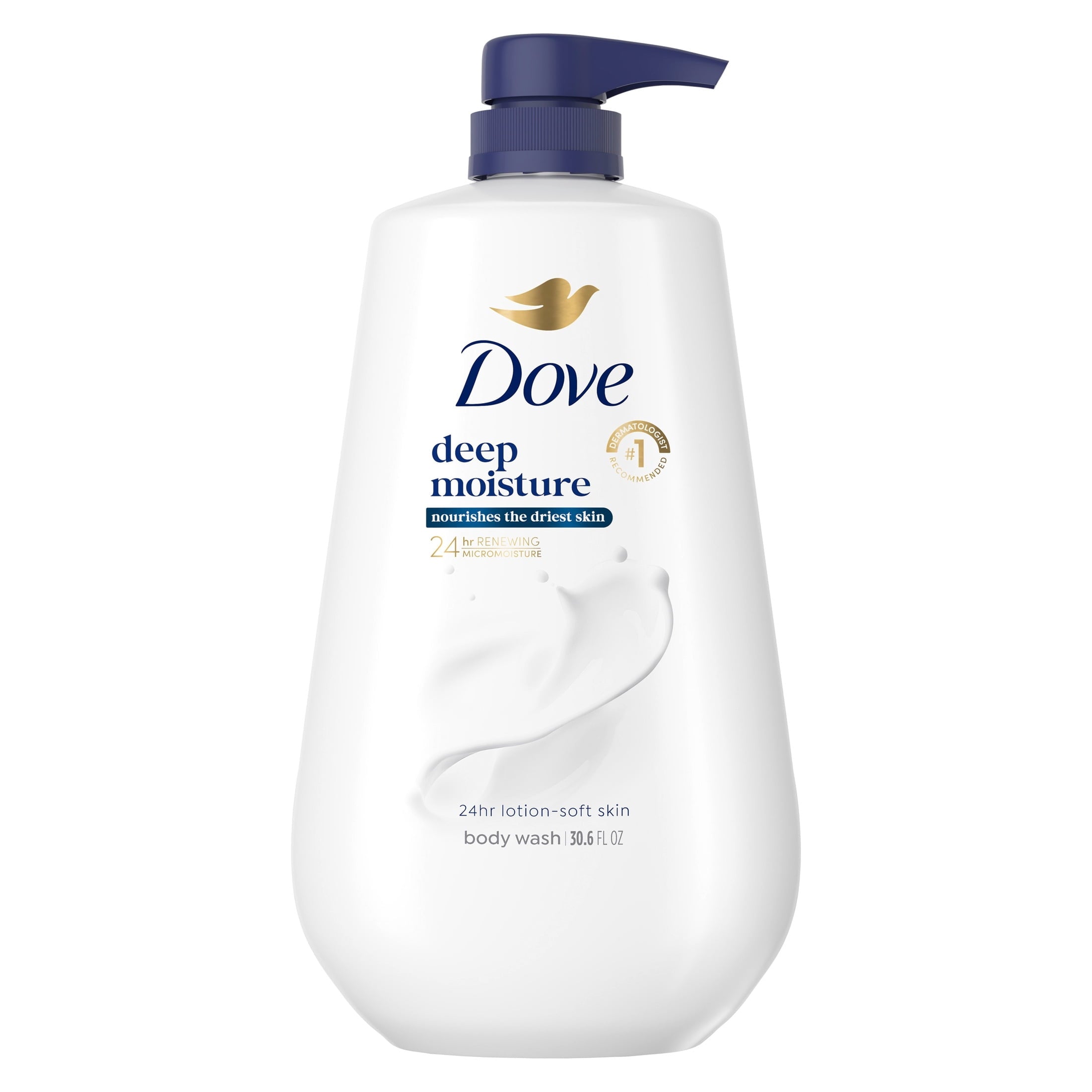 (3 pack) Dove Body Wash with Pump for 24hr Lotion-Soft Skin Deep Moisture Moisturizing Skin Cleanser with No Sulfates No Parabens, 30.6 fl oz image 13