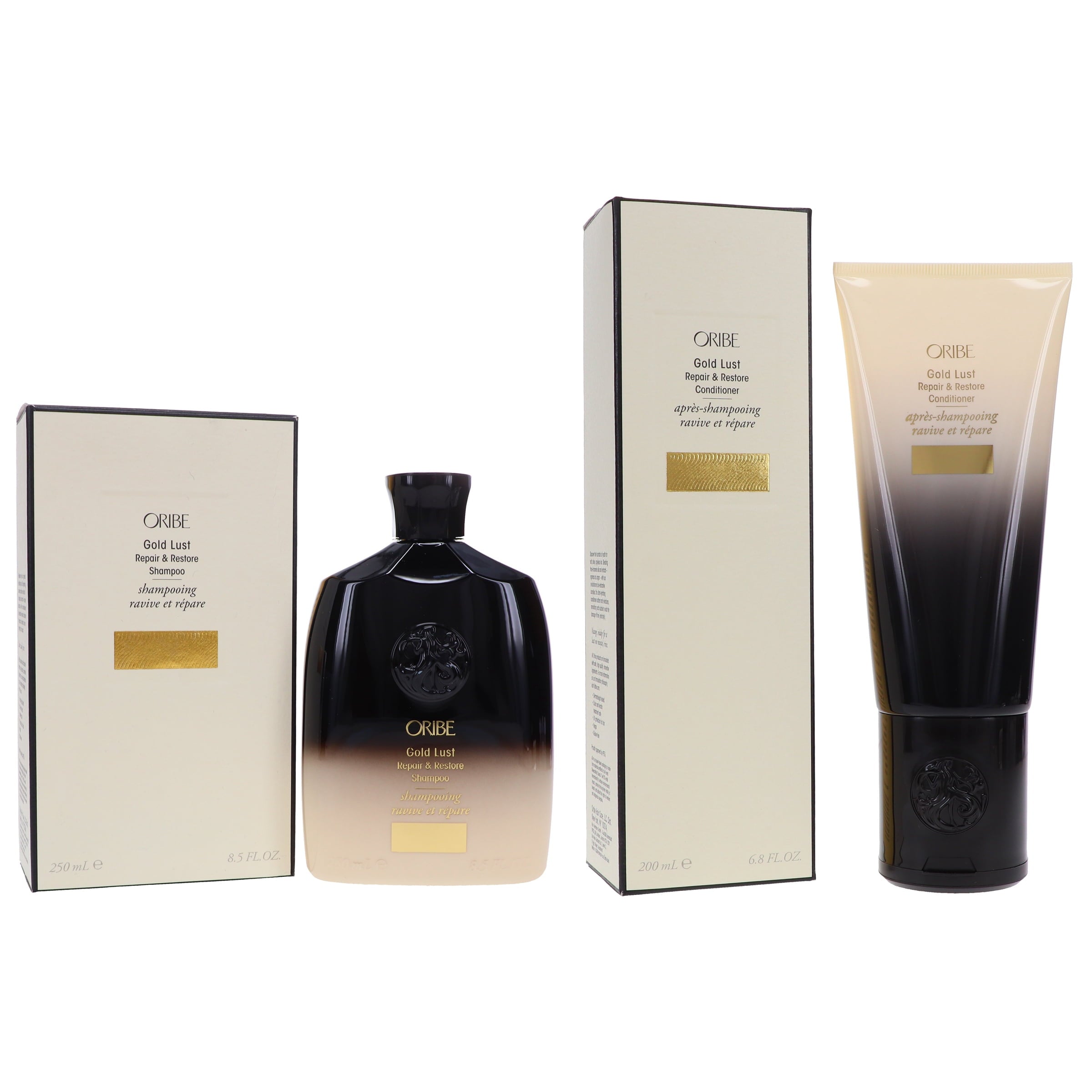 Oribe Gold Lust Repair & Restore Shampoo 8.5 oz & Conditioner 6.8 oz Combo Pack image 0