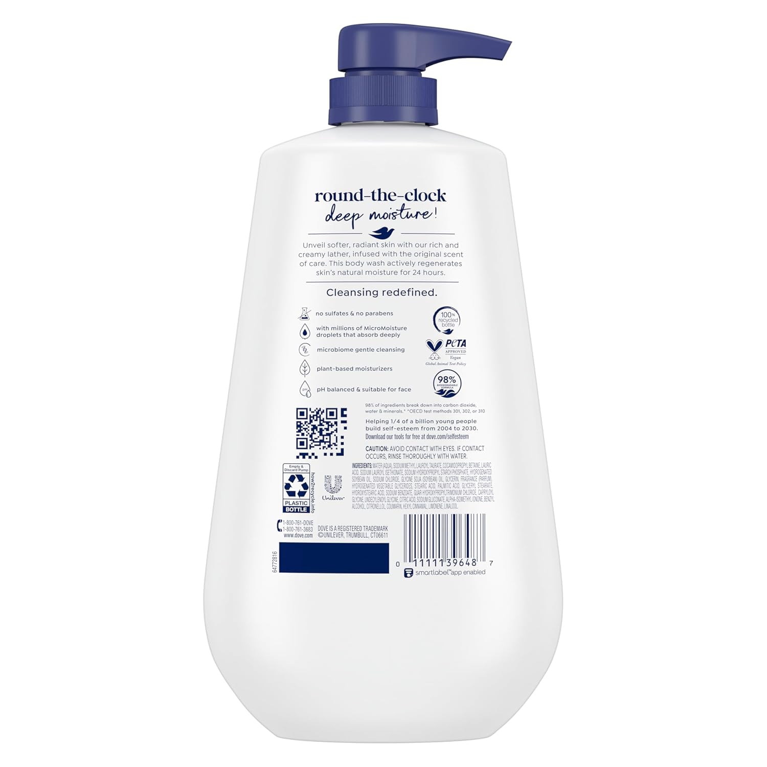 Dove Body Wash Deep Moisture 30.6 Fl oz image 4