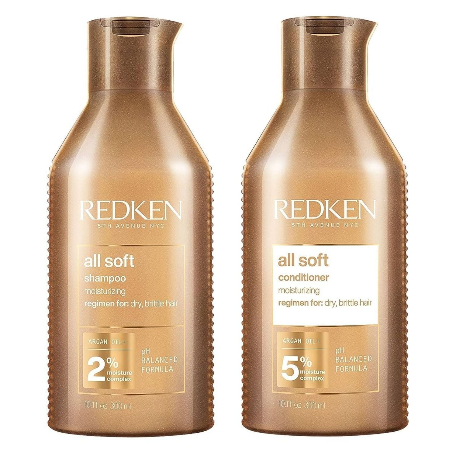 Redken All Soft Moisturizing Shampoo and Conditioner Set for Dry & Brittle Hair 10.1 oz Each image 0