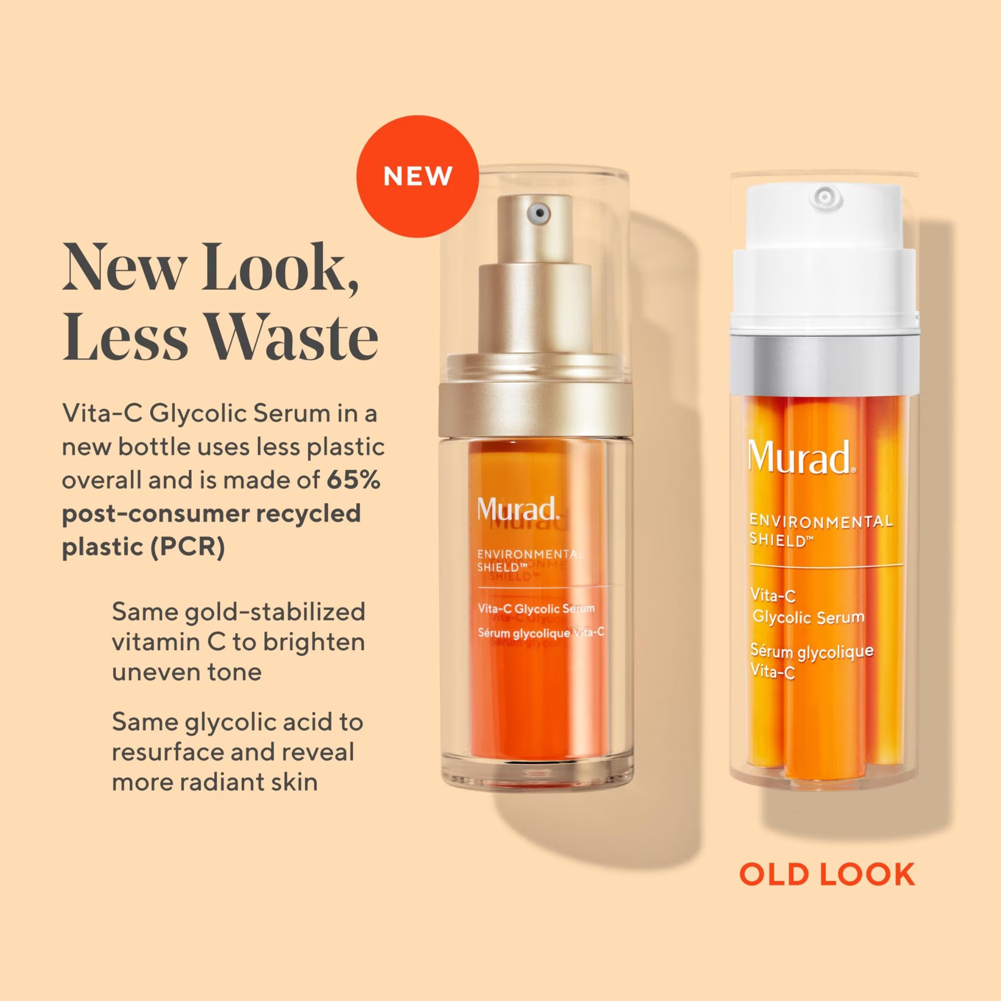 Murad Vita-C Glycolic Serum, For Glowing Skin, 1 fl oz image 5