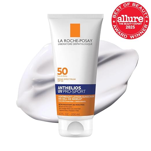 La Roche-Posay Anthelios UV Pro-Sport Sunscreen for Face & Body, Water & Sweat Resistant, Invisible Broad Spectrum Sunscreen, Lightweight & Breathable Skin Sun Protection image 4
