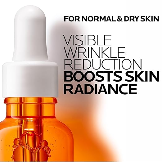 La Roche-Posay Pure 12% Vitamin C Serum For Face With Hyaluronic Acid & Salicylic Acid, Hydrating Face Serum, Boost Radiance & Reduce Wrinkles, 2 Formulas for Normal or Oily Skin Control image 3