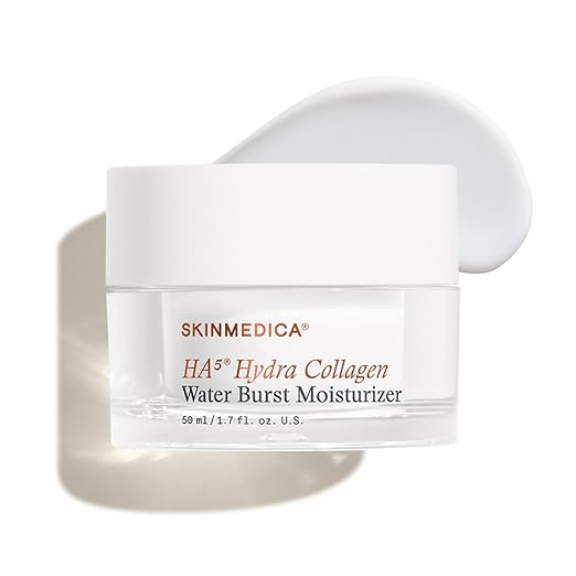 SkinMedica HA⁵ Hydra Collagen Water Burst Face Moisturizer with Vegan Collagen - Plumping Face Cream with Microbiome Barrier Complex for 24-Hour Hydration - Helps Replenish Dry, Dull Skin (1.7 Fl Oz) image 0