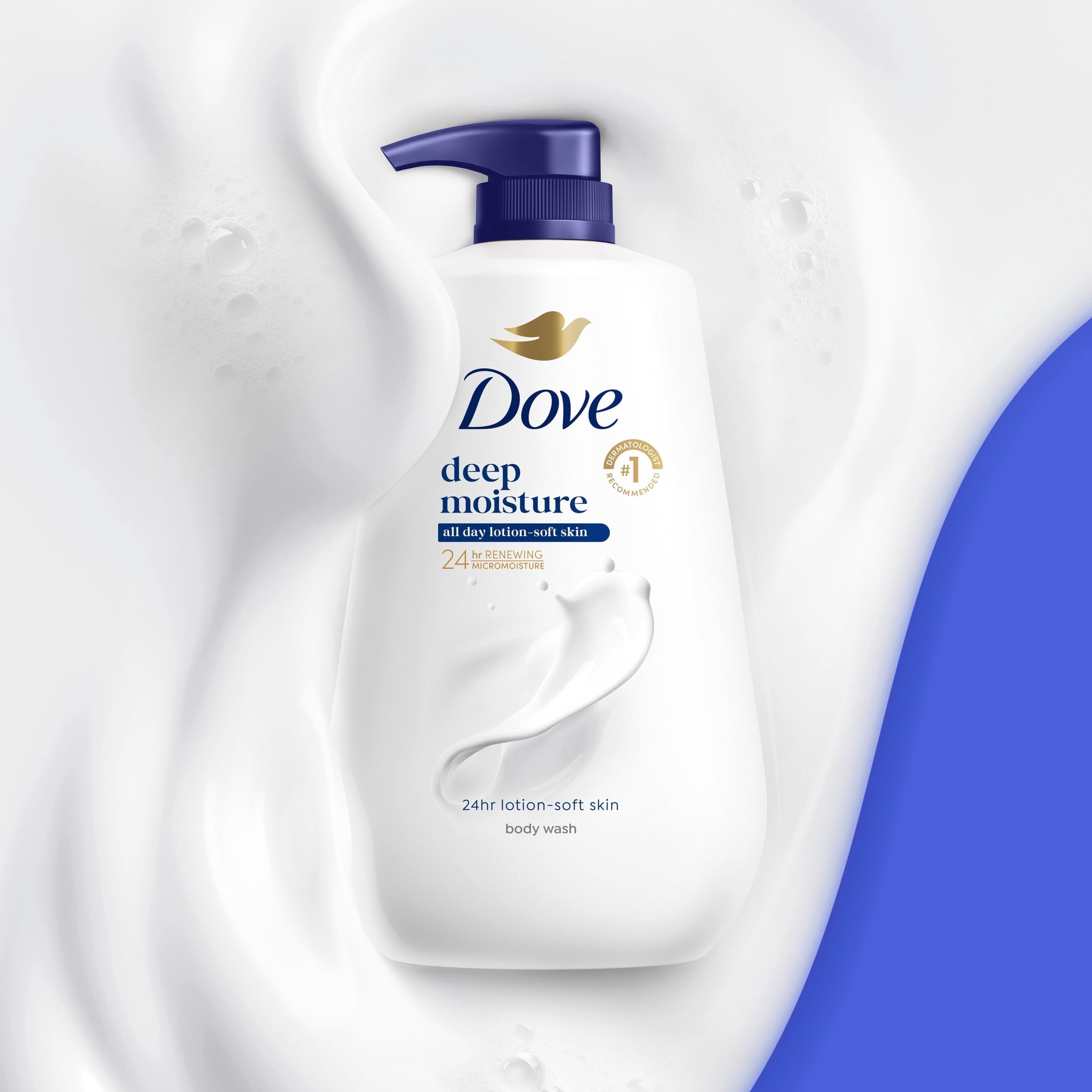 (3 pack) Dove Body Wash with Pump for 24hr Lotion-Soft Skin Deep Moisture Moisturizing Skin Cleanser with No Sulfates No Parabens, 30.6 fl oz image 16