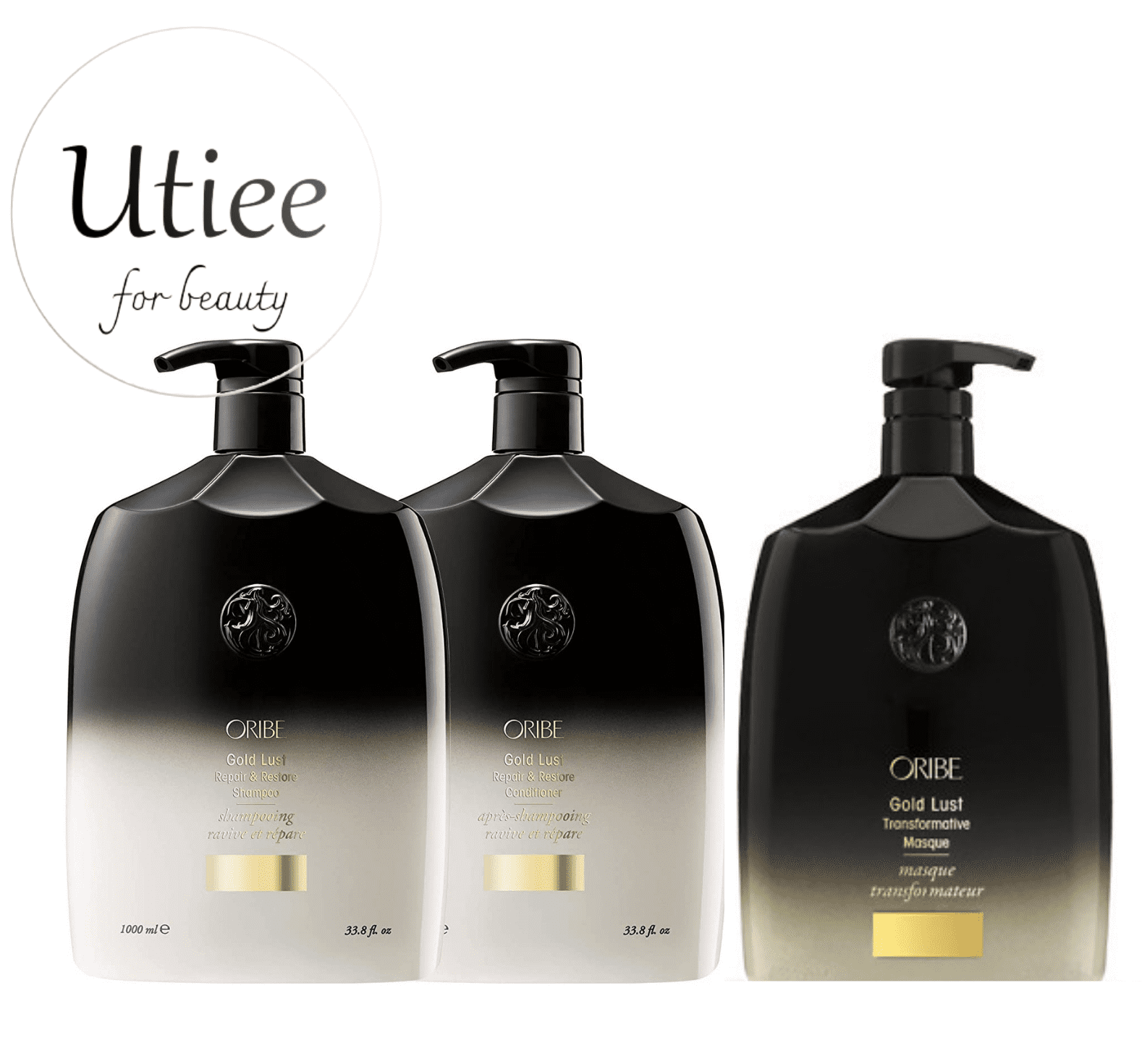 Oribe Gold Lust Set - Shampoo, Conditioner and Transformative Masque image 0