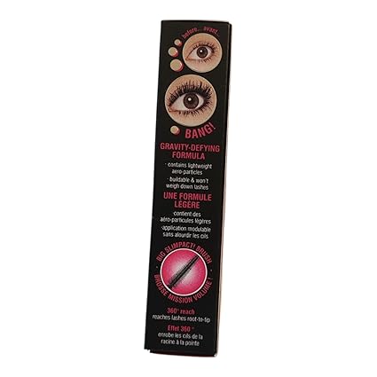Benefit Bad Gal Bang Volumizing Mascara, Regular Size, 0.3 Fl Oz, Black image 2