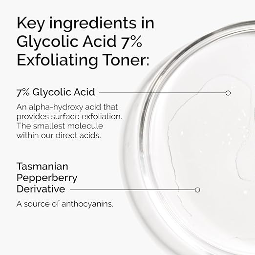 The Ordinary Glycolic Acid 7% Exfoliating Toner, Brightening and Smoothing Daily Toner for More Even-Looking Skin Tone image 3