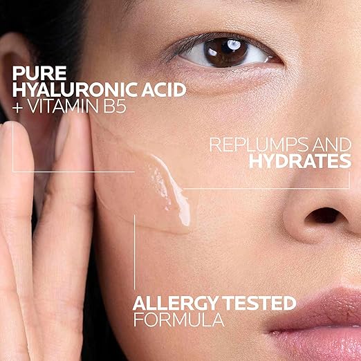 Bundle of La Roche-Posay Hyalu B5 Pure Hyaluronic Acid Serum for Face, Hydrating Serum, Plumps Skin + Anthelios UV Hydra Sunscreen SPF 50, Daily Hydrating Broad Spectrum Invisible SPF Protection image 3