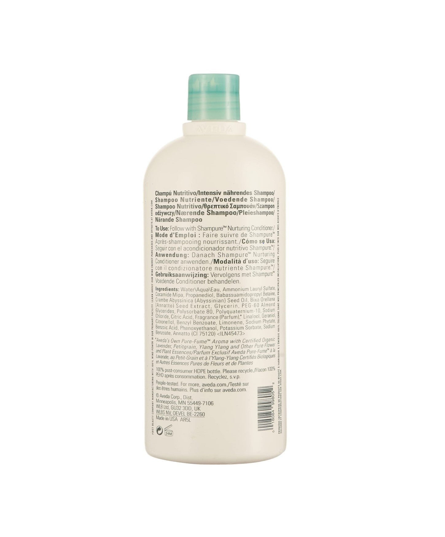 Aveda Shampure Nurturing Shampoo and Conditioner Set with Calming Aroma, 33.8oz Each image 1