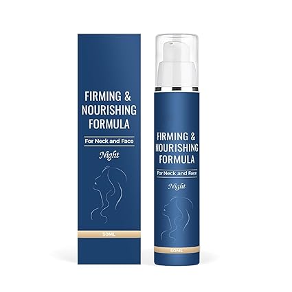Firming & Nourishing Night Cream for Face & Neck, Deep Hydrating Anti-Wrinkle Moisturizer with Hyaluronic Acid, Shea Butter & Aloe Vera, 50ml (NIGHT CREAM) image 0