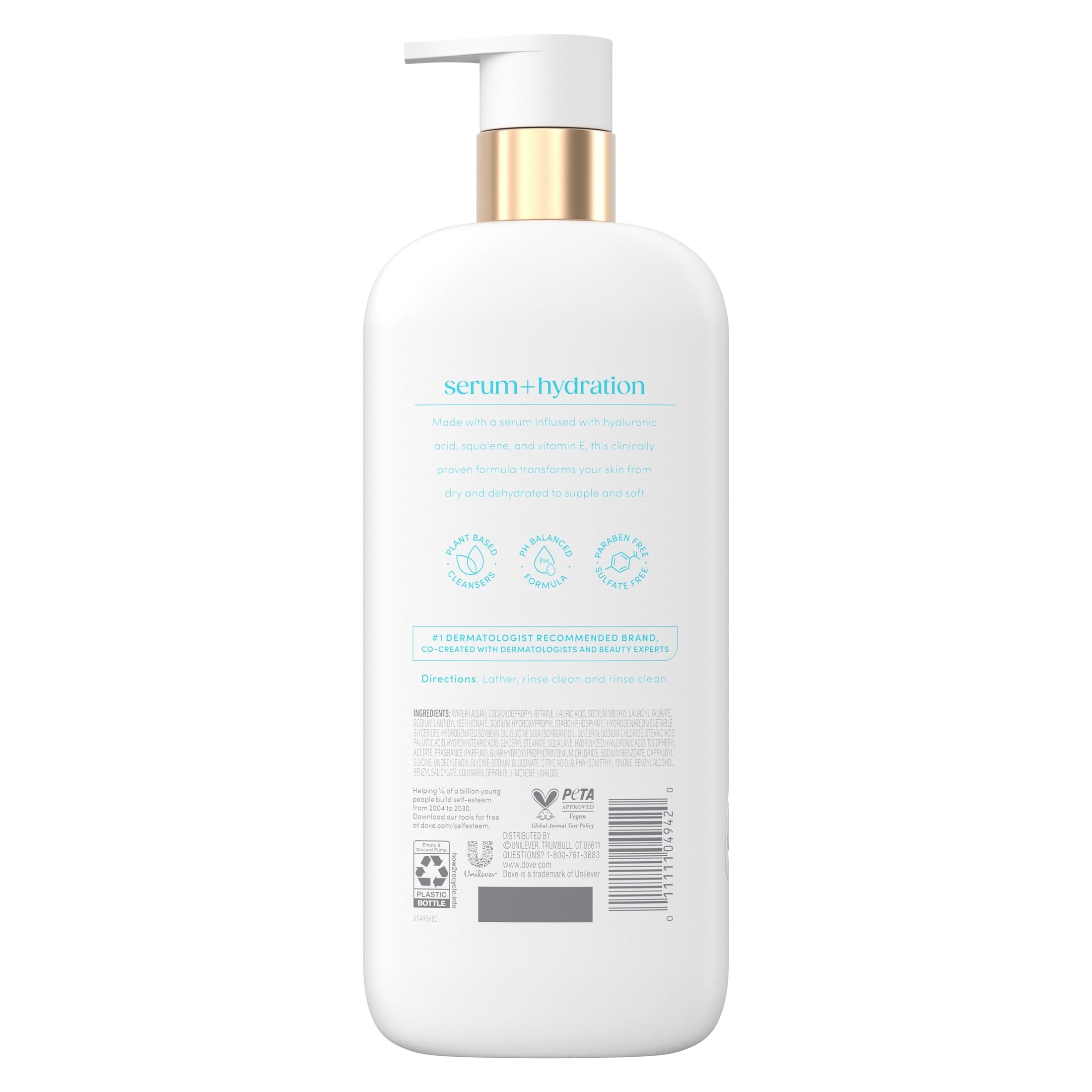 (4 pack) Dove Body Wash Hydration Boost 18.5 oz image 14