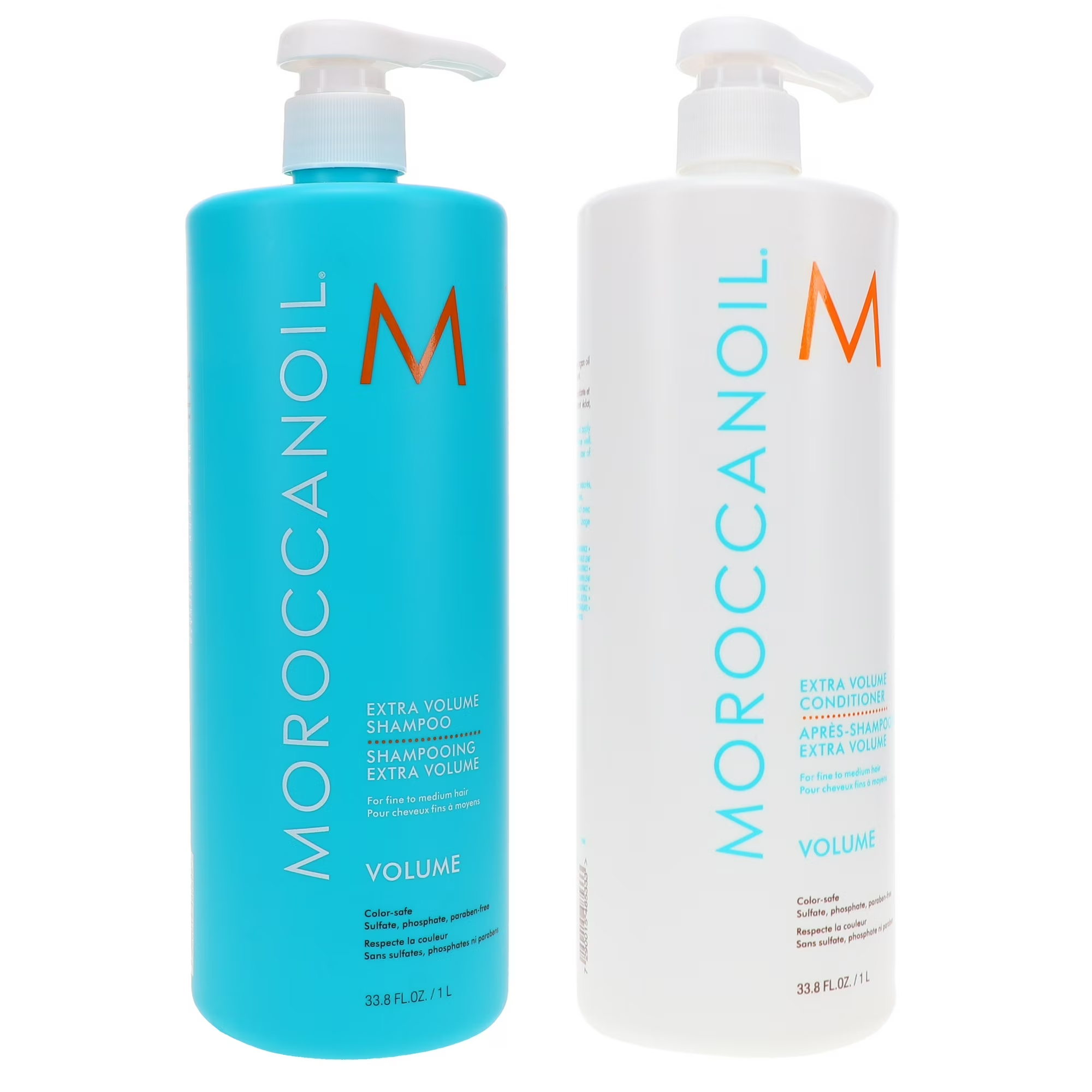Moroccan Oil Extra Volume Shampoo & Conditioner 33.8 oz COMBO Pack image 3