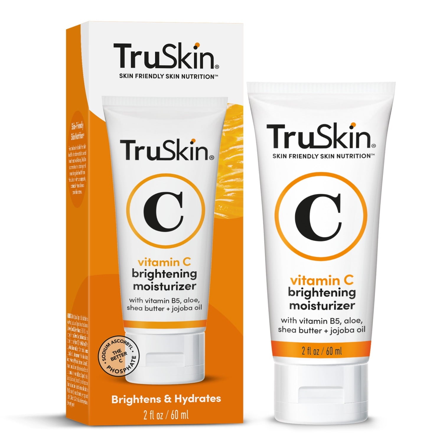 TruSkin Vitamin C Brightening Moisturizer For Face – With Vitamin C, Vitamin B5, Vitamin E, Jojoba Oil, Aloe Vera – Anti Aging, Wrinkle Cream, 2 fl oz image 0