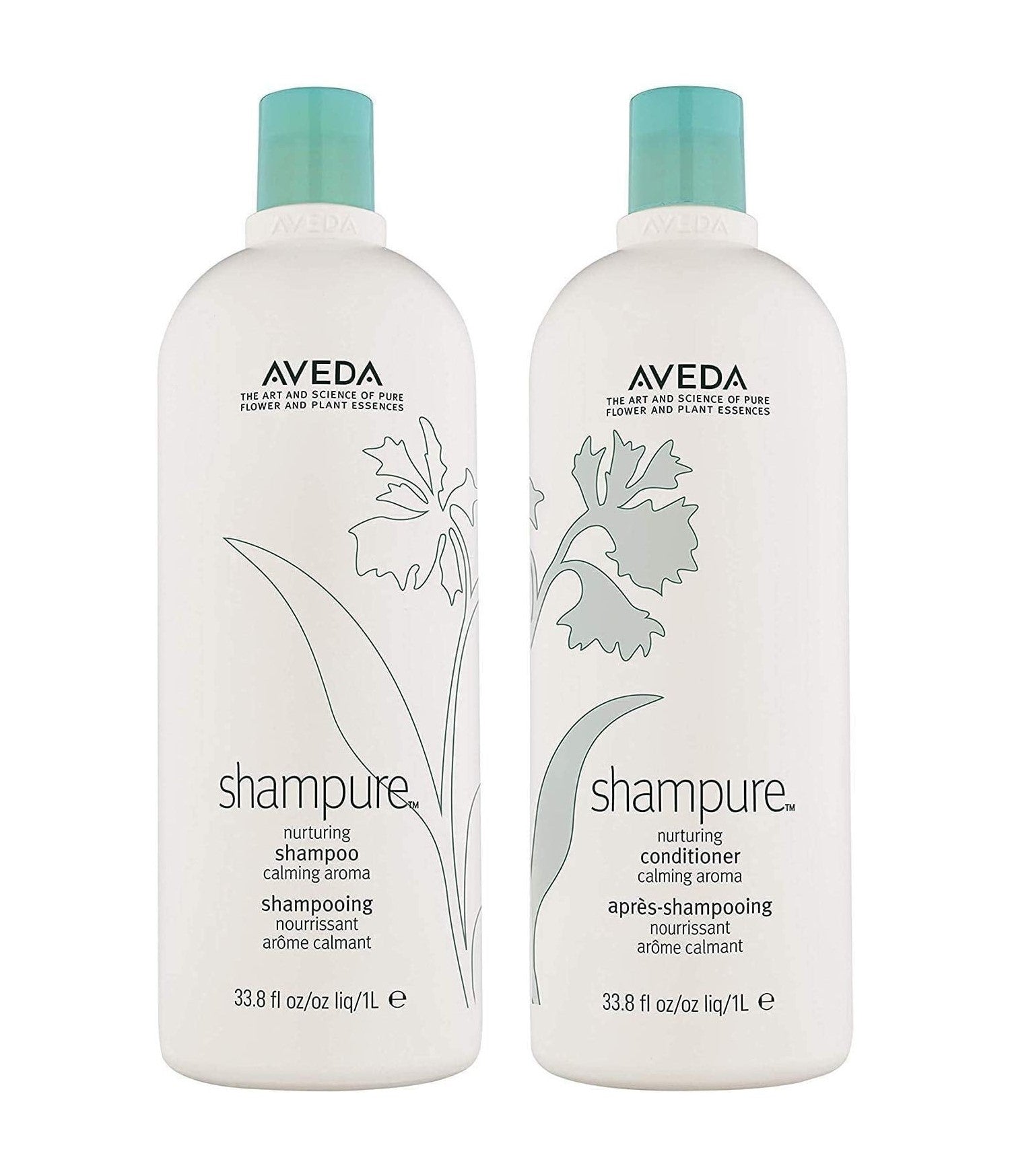 Aveda Shampure Nurturing Shampoo and Conditioner Set with Calming Aroma, 33.8oz Each image 0
