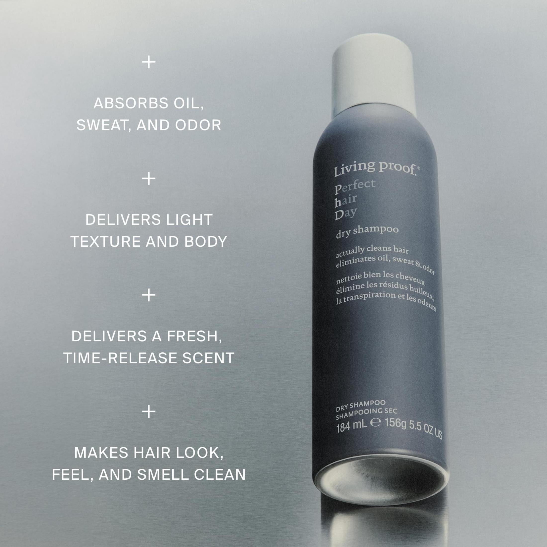 Living Proof Perfect Hair Day Dry Shampoo, Absorbs Oil & Sweat, 9.9 oz image 3