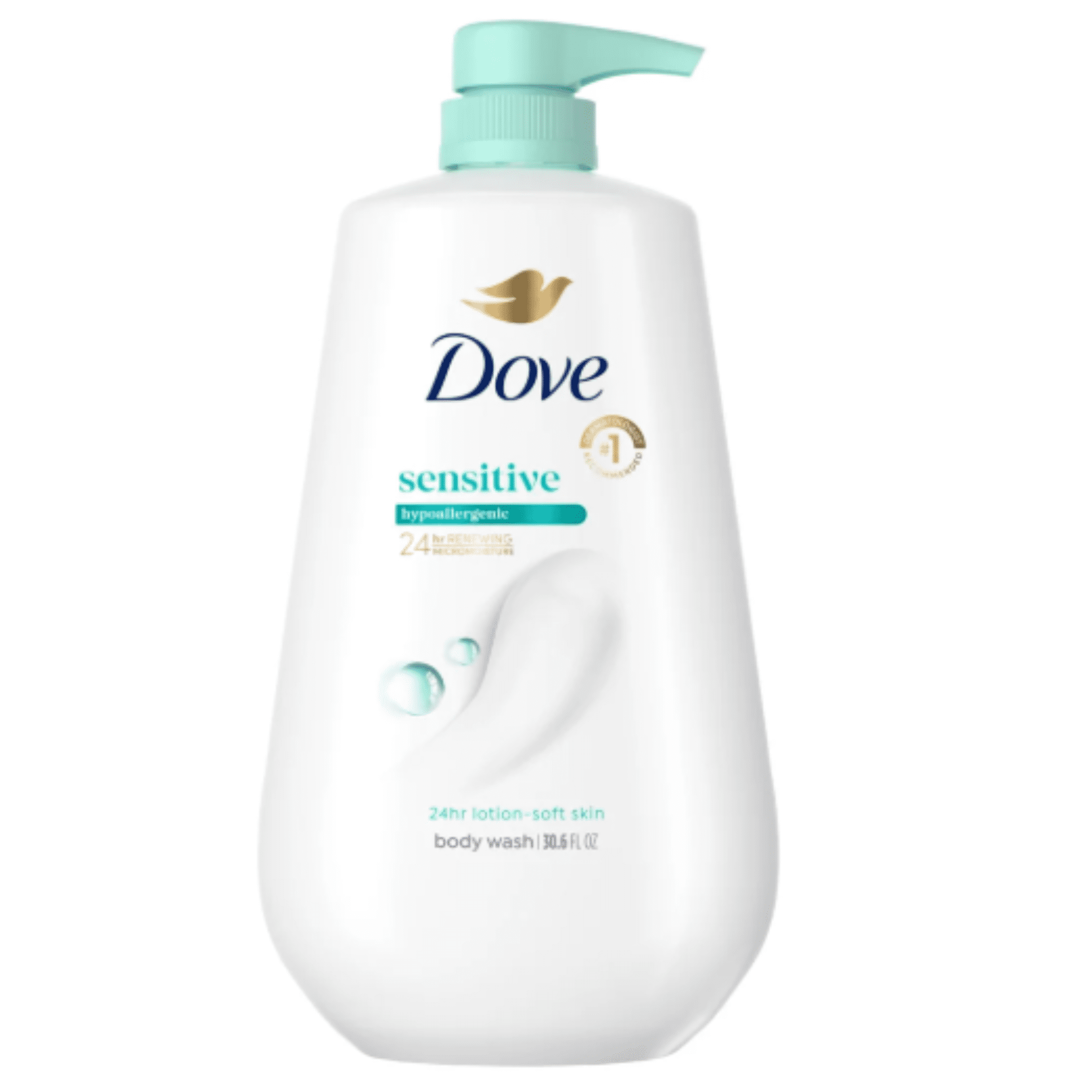 (3 pack) Dove Body Wash with Pump Sensitive Skin, 30.6 fl oz image 7